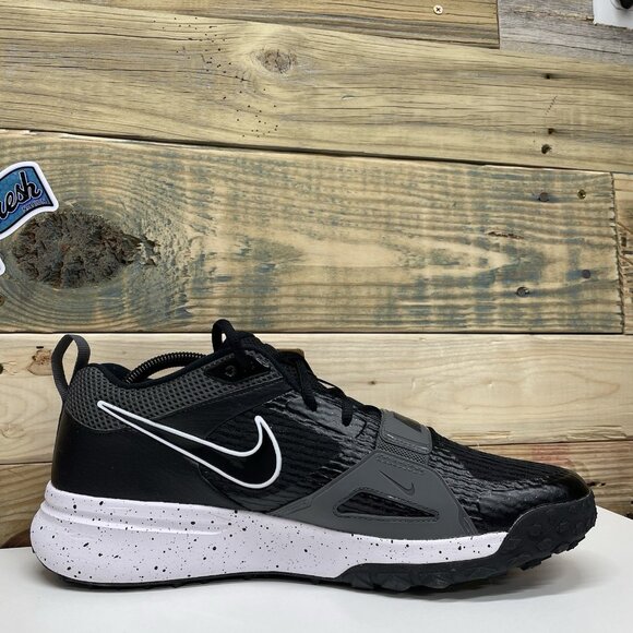 Nike Air Zoom Diamond Elite Turf Baseball Shoes Men’s Size 11.5 Black - Picture 6 of 12